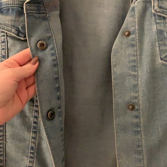 Jean Jacket with sherpa collar - Picture 4 of 5